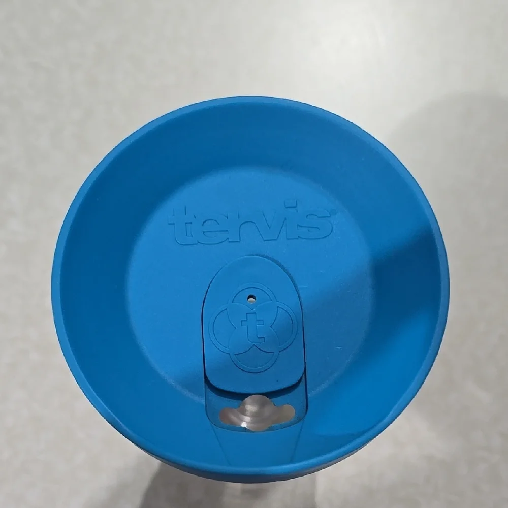 Colorful Travel Tumbler with‎ Blue Lid